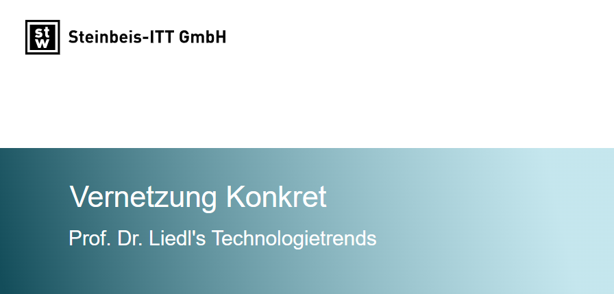 Vernetzung Konkret Prof. Dr. Liedl's Technologietrends